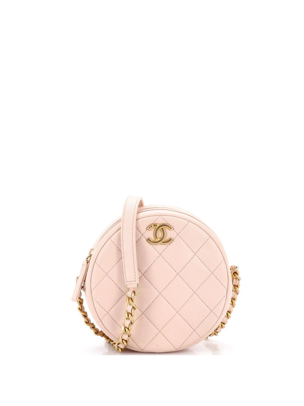 Chanel Round Chain Crossbody Bag #257271C31B
